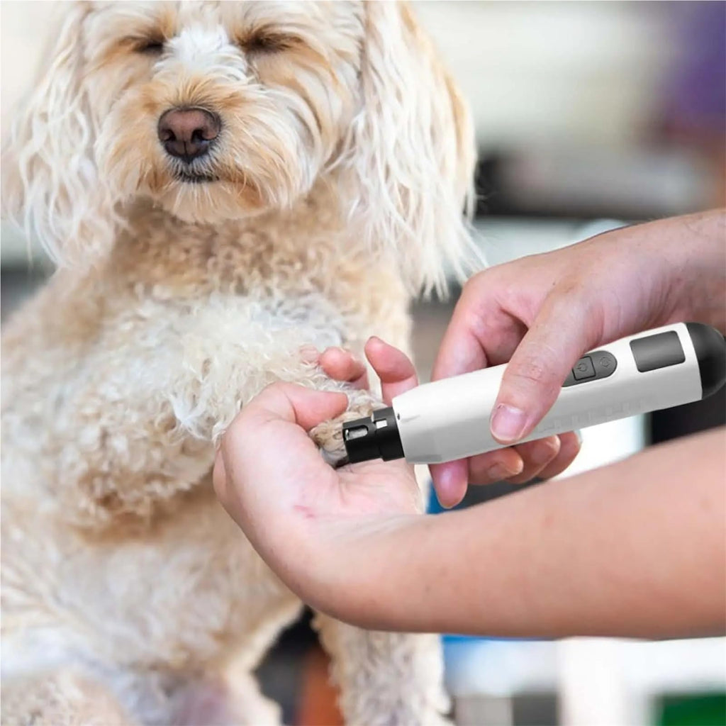 Silent Electric USB Rechargeable Pet Nail Grinder X6368