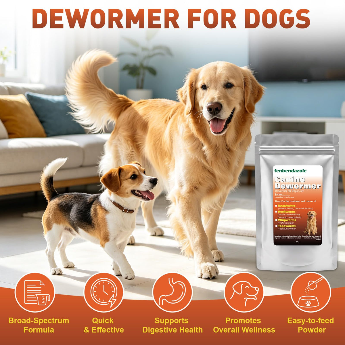 Dog Dewormer 100g A501950