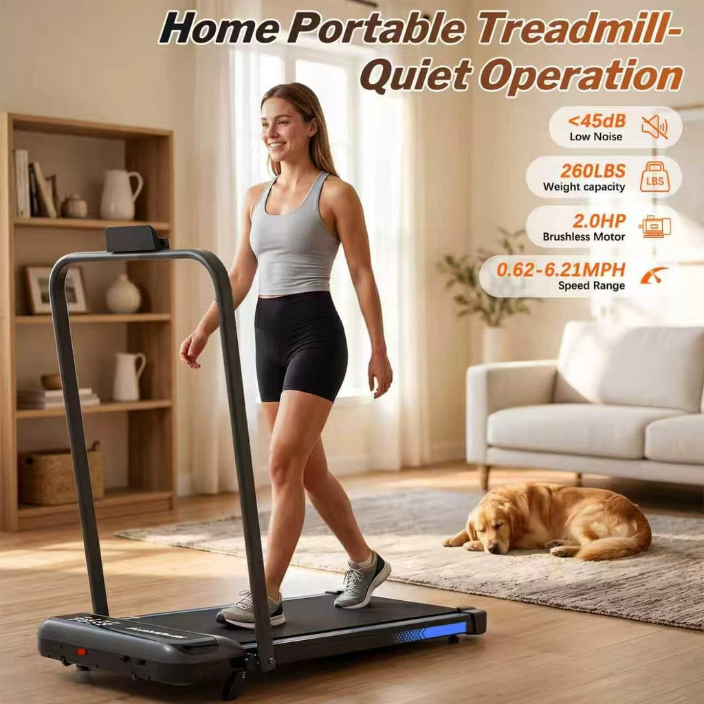 3 in 1 Foldable Under Desk Treadmill with Incline C9842