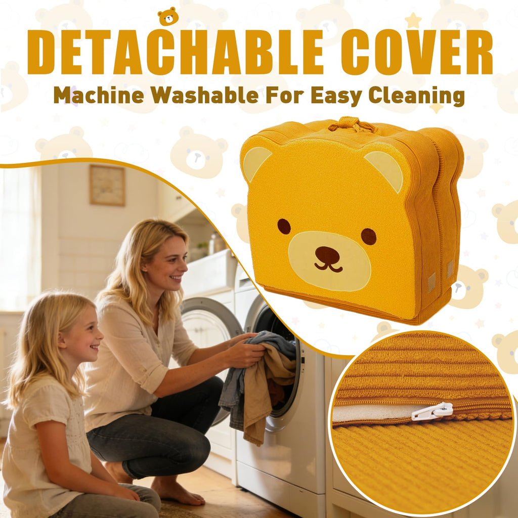 Portable Foldable Toddler Travel Bed with Safety Rail C8258