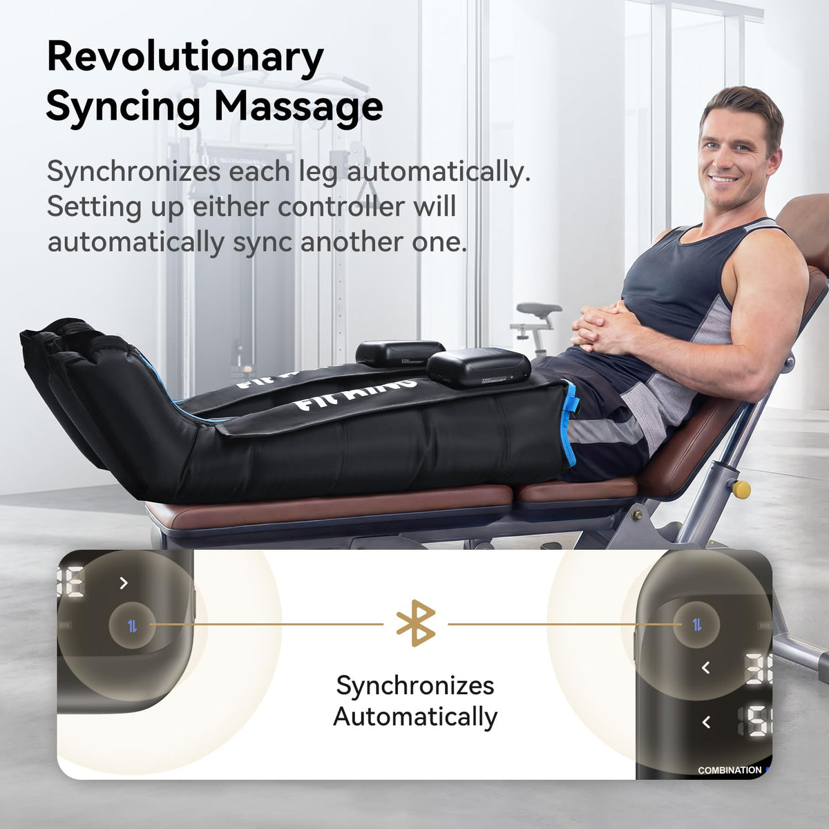 Cordless Air Compression Leg Massager B434305