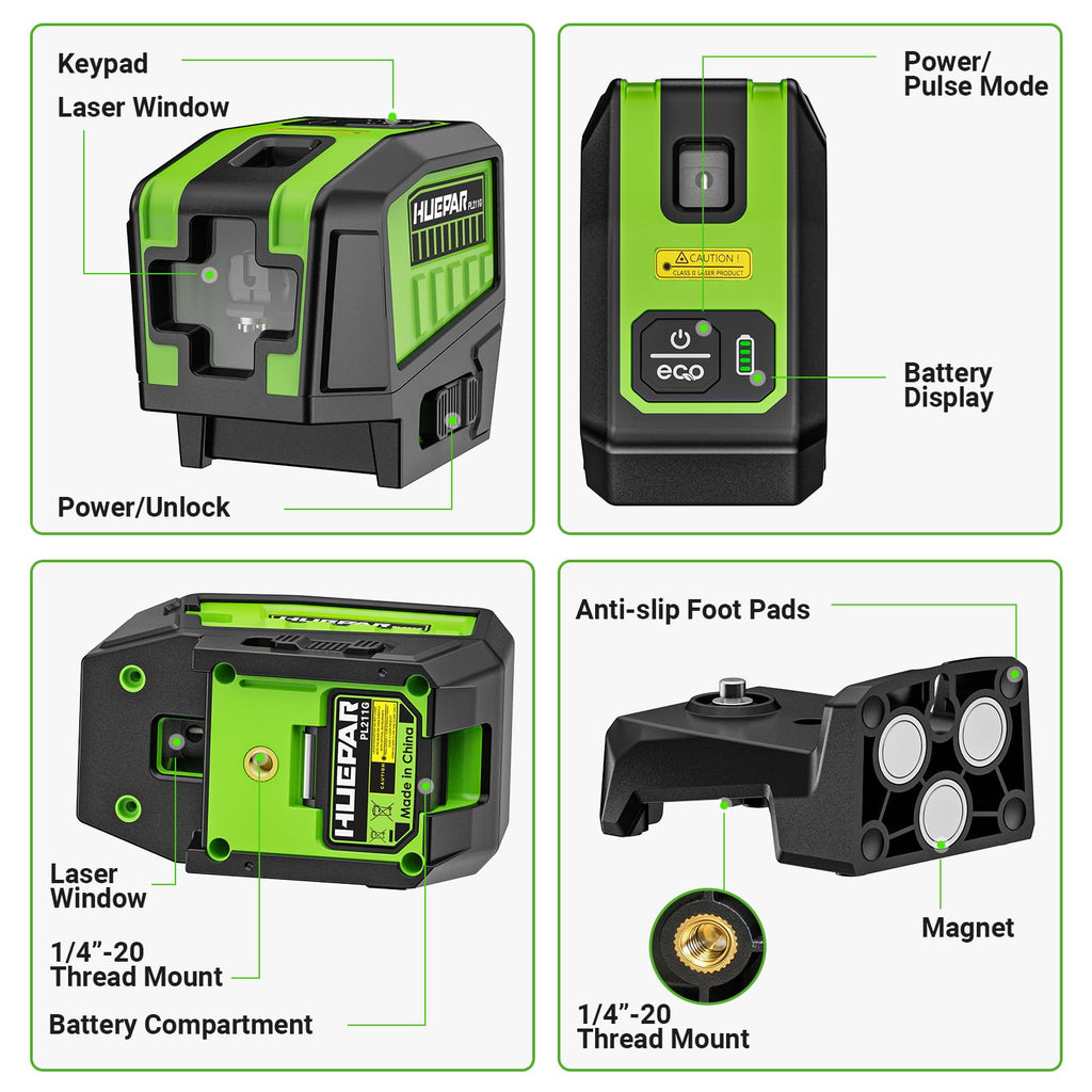 2 Point Cross Line Self Leveling Laser Alignment Tool K548