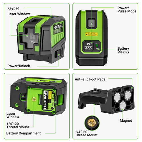 2 Point Cross Line Self Leveling Laser Alignment Tool K548
