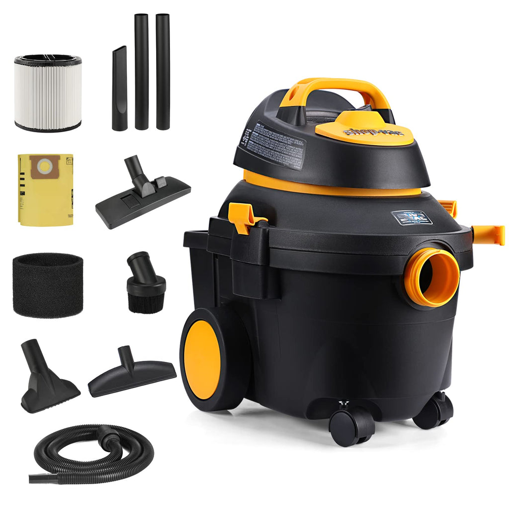 4 Gallon 5.5 Peak HP Wet/Dry Utility Vacuum with Cart Y787115