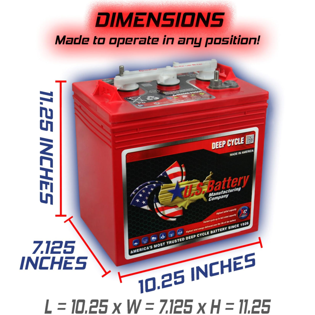 6V GC2 Golf Cart Batteries 6-Pack T2999