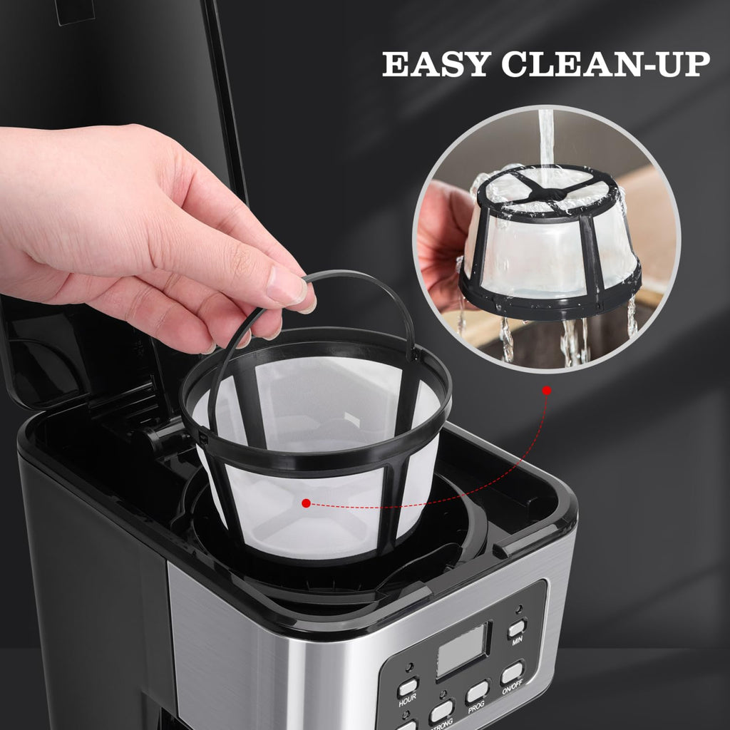 Programmable 12 Cup Drip Coffee Maker T68062