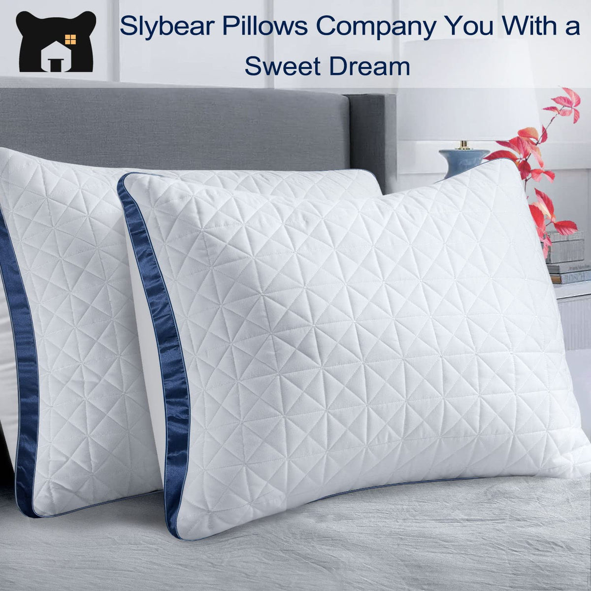 King Size Cooling Bed Pillows Set of 2 L6900