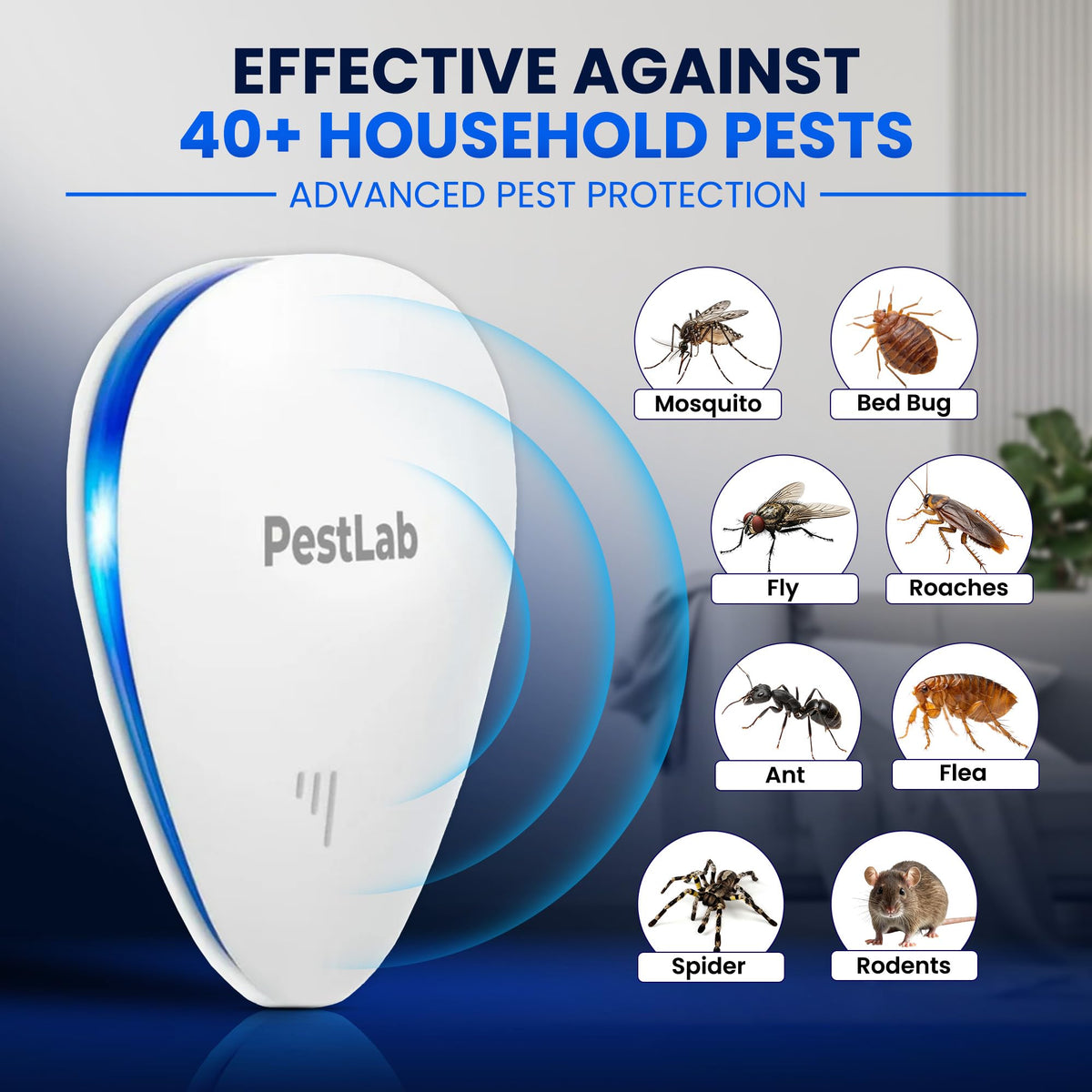 Indoor Plug In Ultrasonic Pest Repeller 3 Pack L942247