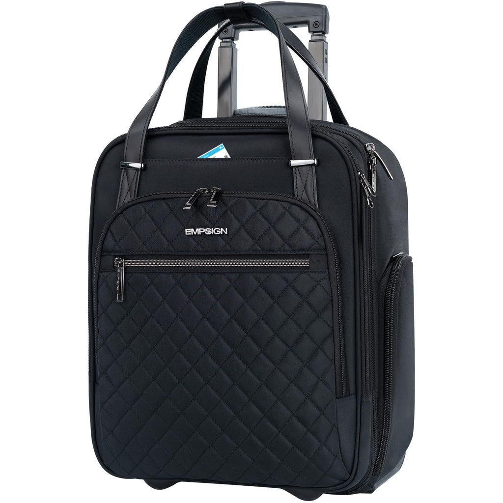 Black 16" Underseat Wheeled Bag I528279