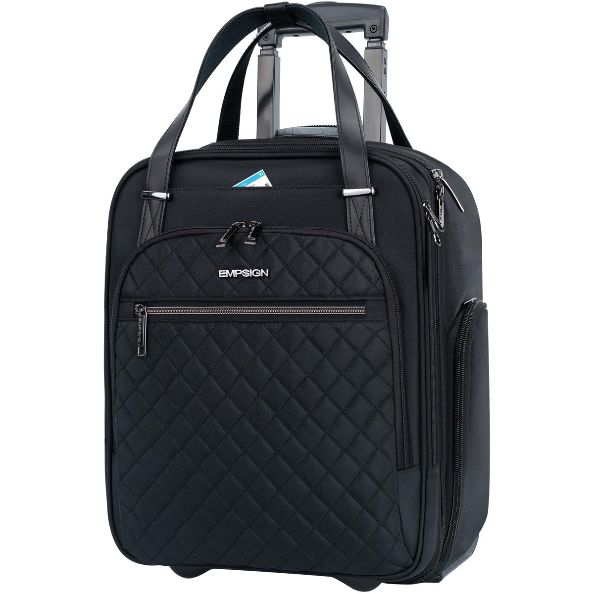 Black 16" Underseat Wheeled Bag I528279