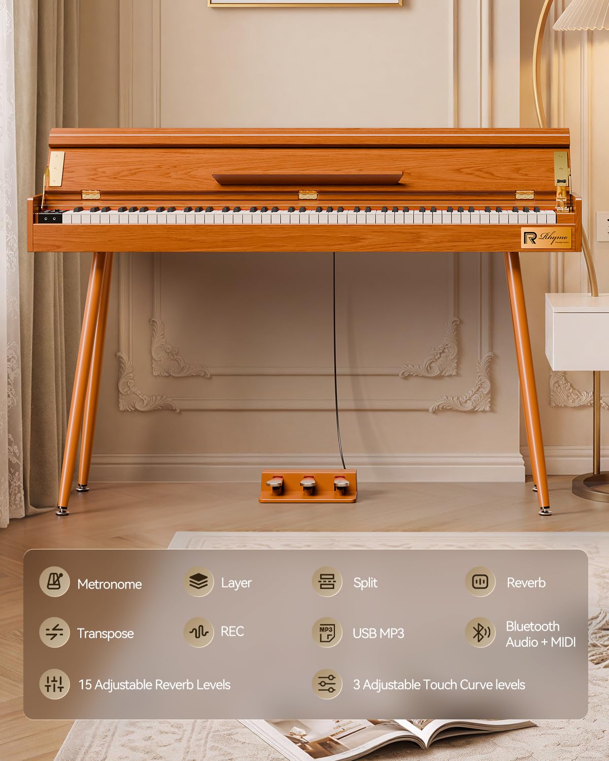 88-Key Weighted Hammer Action Digital Piano N904146