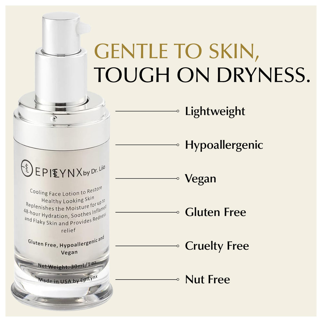 Sensitive Skin Face Moisturizer with Hyaluronic Acid & Aloe 30ml G662