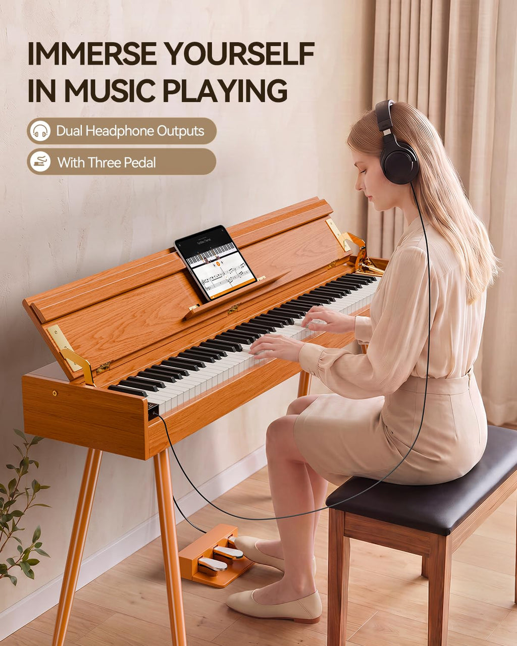 88-Key Weighted Hammer Action Digital Piano N904146