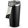 16 oz Stainless Steel Insulated Coffee Tumbler Black J53481