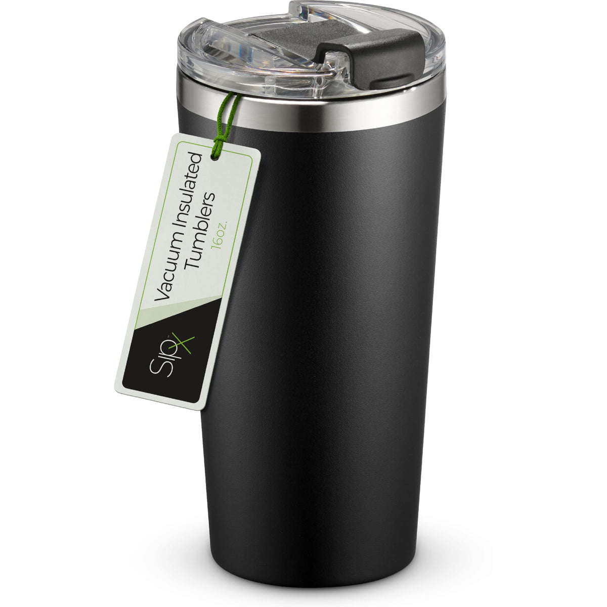 16 oz Stainless Steel Insulated Coffee Tumbler Black J53481