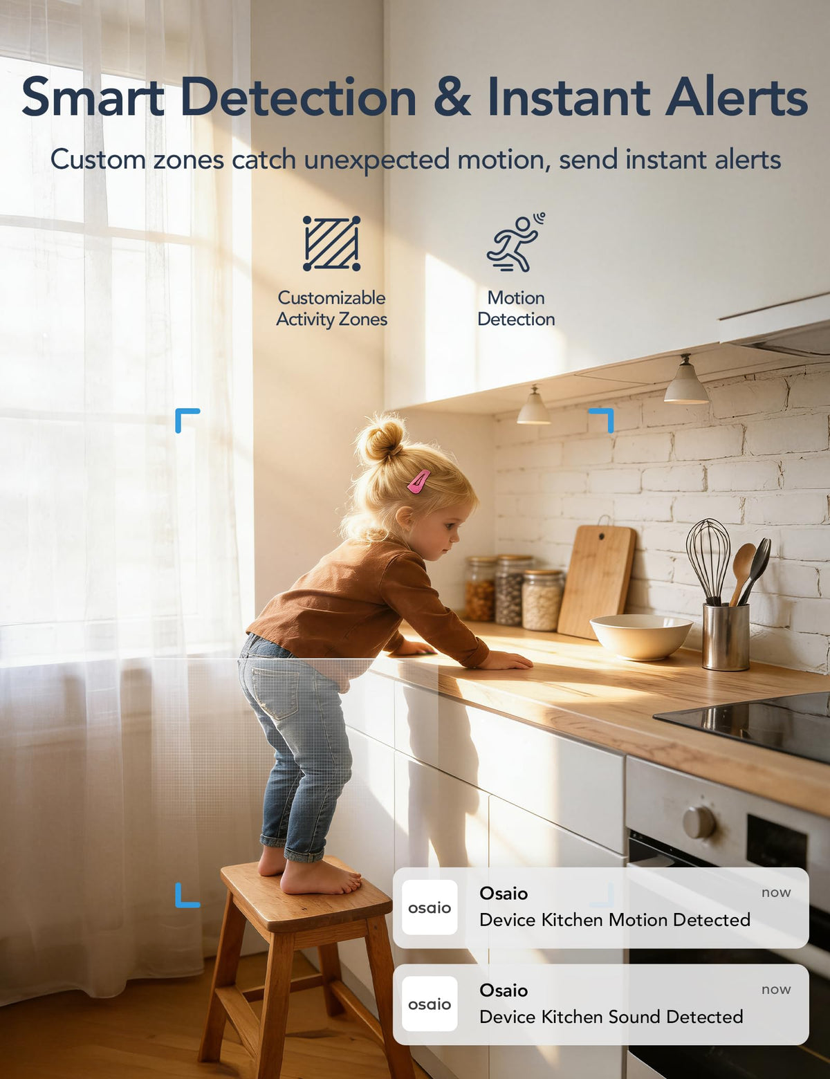 5Ghz WiFi Indoor Camera with 360°PTZ, 4 Pack W550