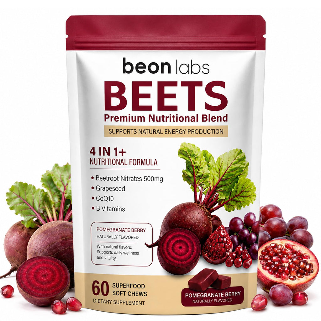 Beet Chews with L-CoQ10 & Grape Seed 60 Chew L55294