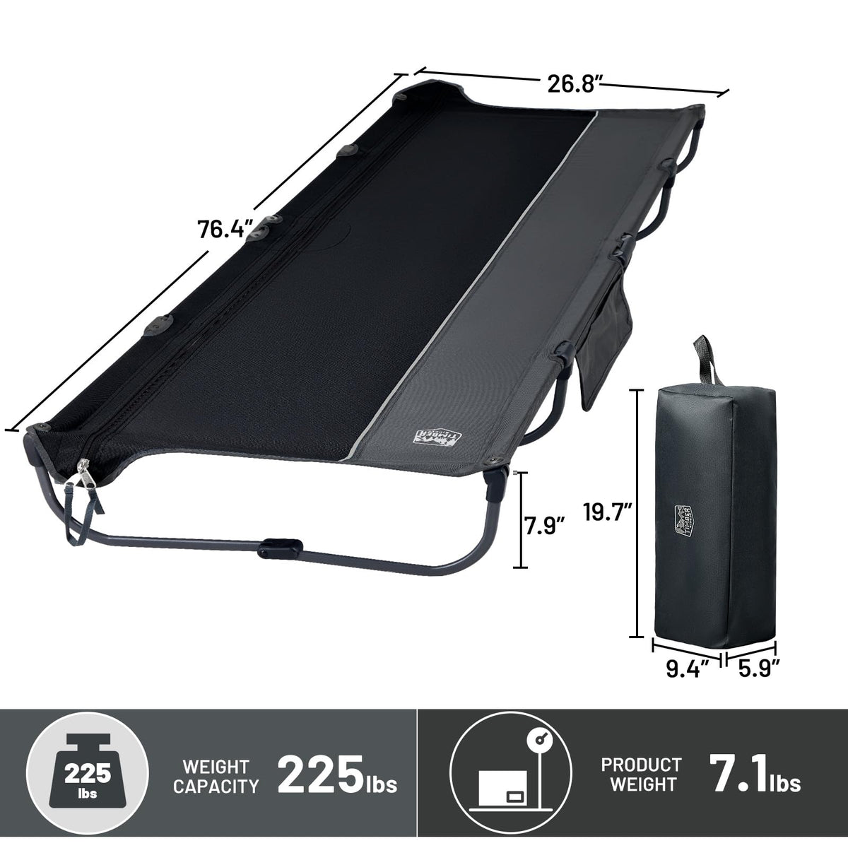 Aluminum Camping Cot E355147
