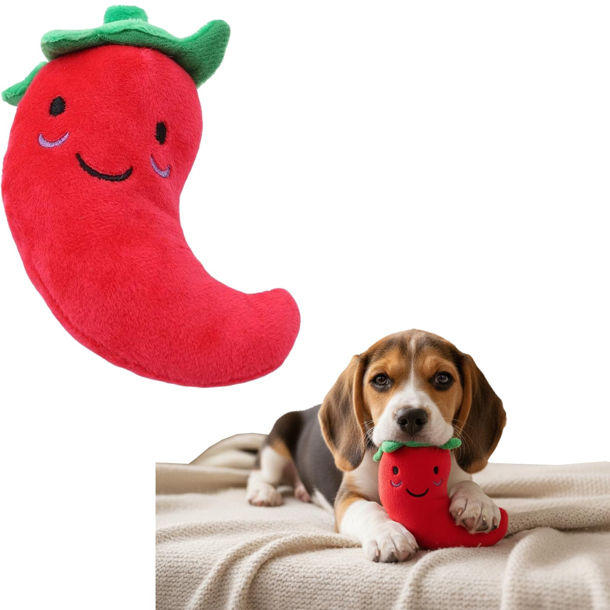 Red Chili Dog Plush Toys N487209