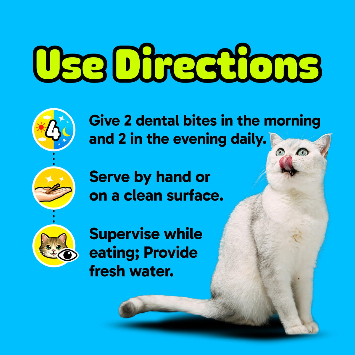 Cat Dental Chew Stick Bites Supplement with Taurine Z837426