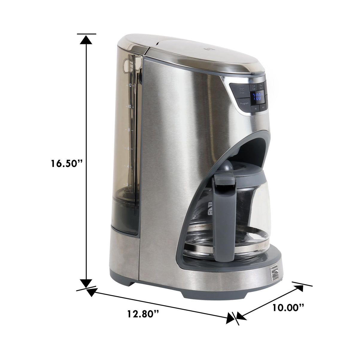 12-Cup Programmable Drip Coffee Maker with Glass Pot E7800