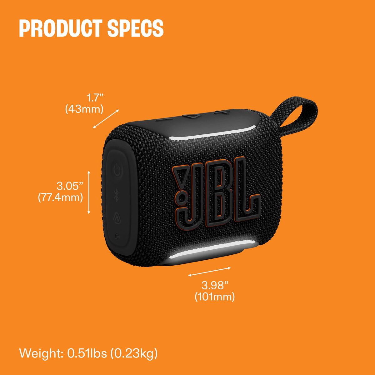 Portable Bluetooth Speaker Waterproof Dustproof Black X11151