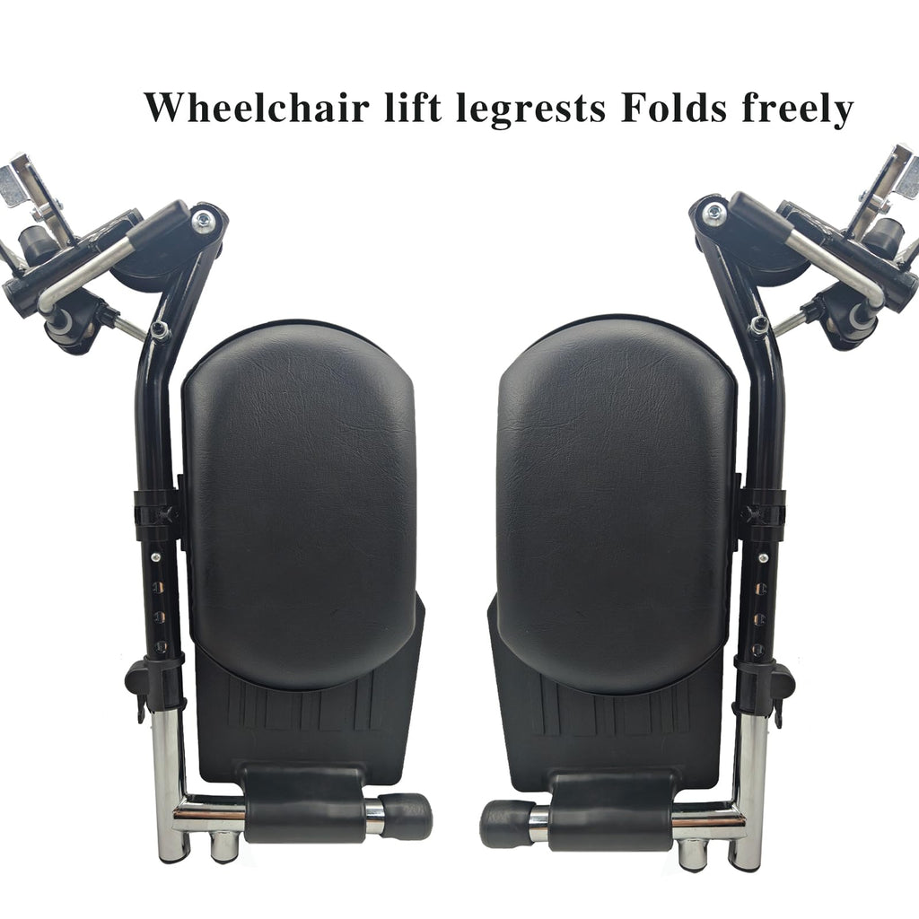 Black Padded Wheelchair Legrest Assembly J131533