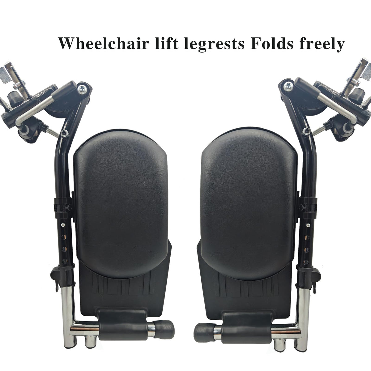 Black Padded Wheelchair Legrest Assembly J131533