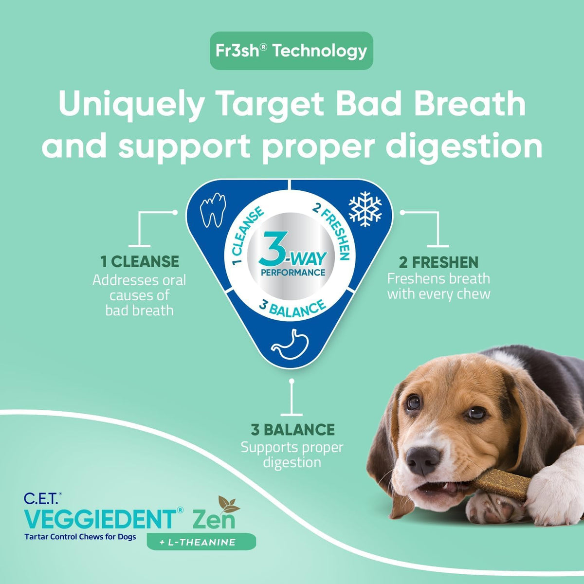 Plaque and Tartar Control Chews for Dogs I14790