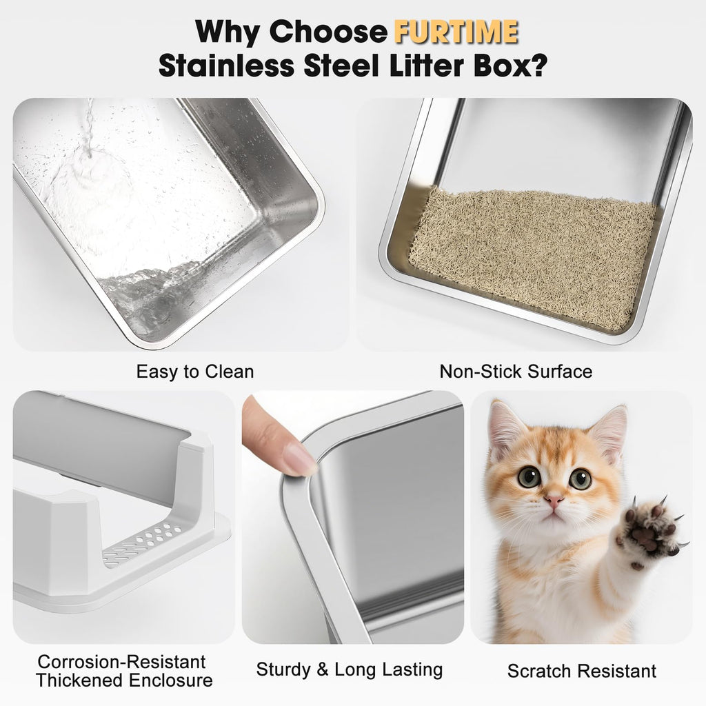 Stainless Steel Cat Litter Box G725118