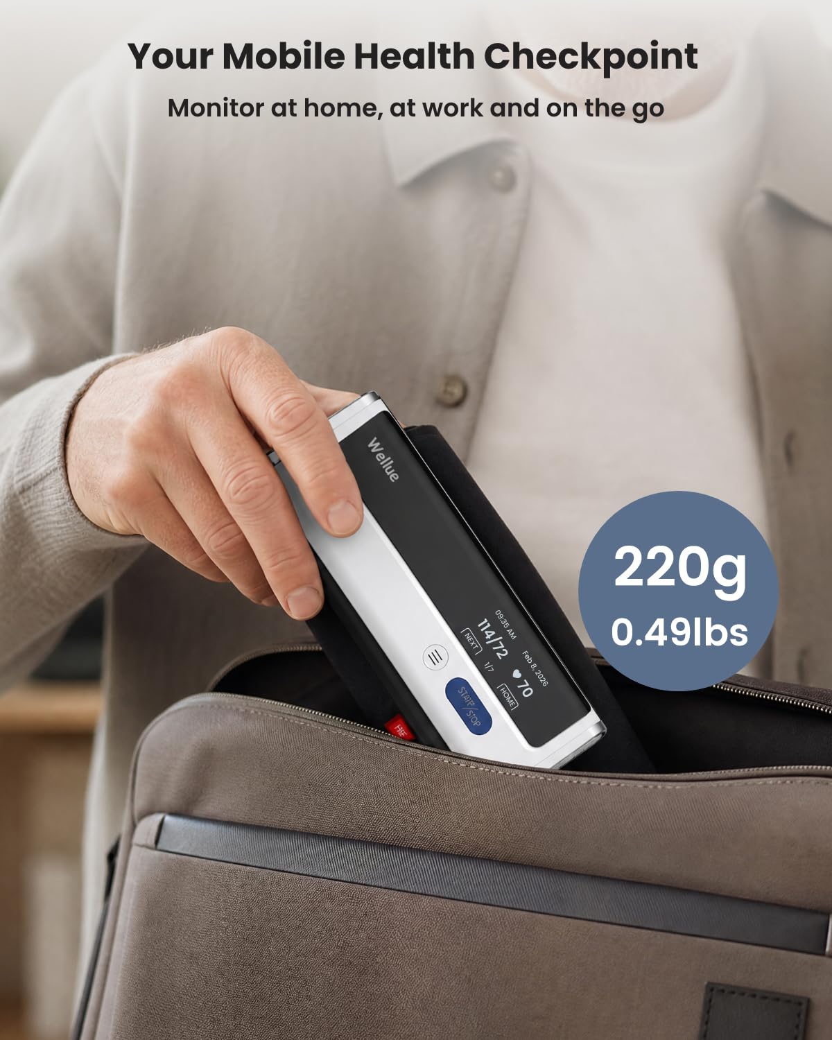 Wireless Upper Arm Blood Pressure Monitor G651