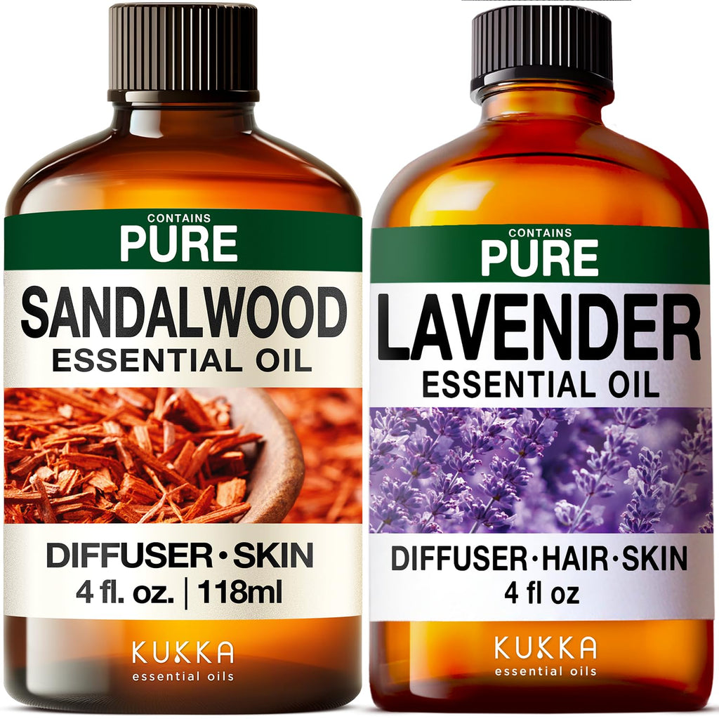 Sandalwood & Lavender Essential Oils Set 2x4 fl oz S90906