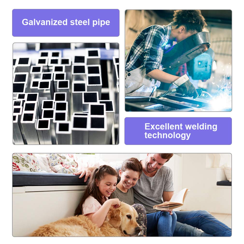 8'x4'x6' Heavy Duty Galvanized Metal Dog Kennel I665