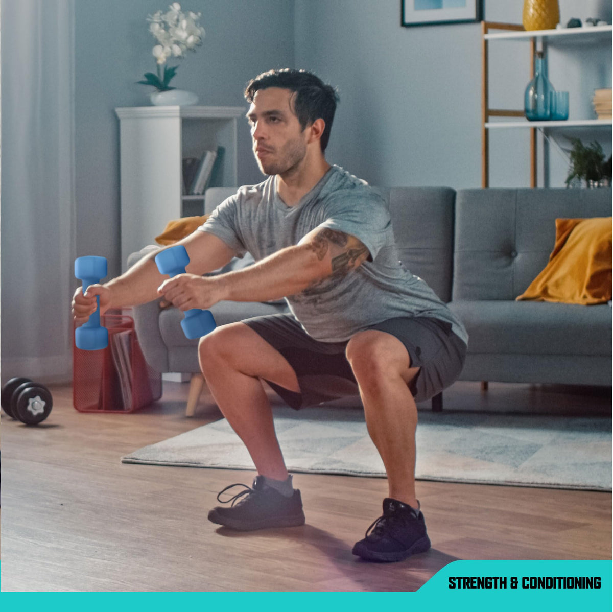 Neoprene Dumbbells Set with Non-Slip Grip M81277