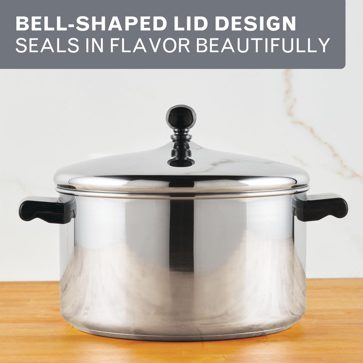 Stainless Steel 6-Quart Stockpot with Lid D11174
