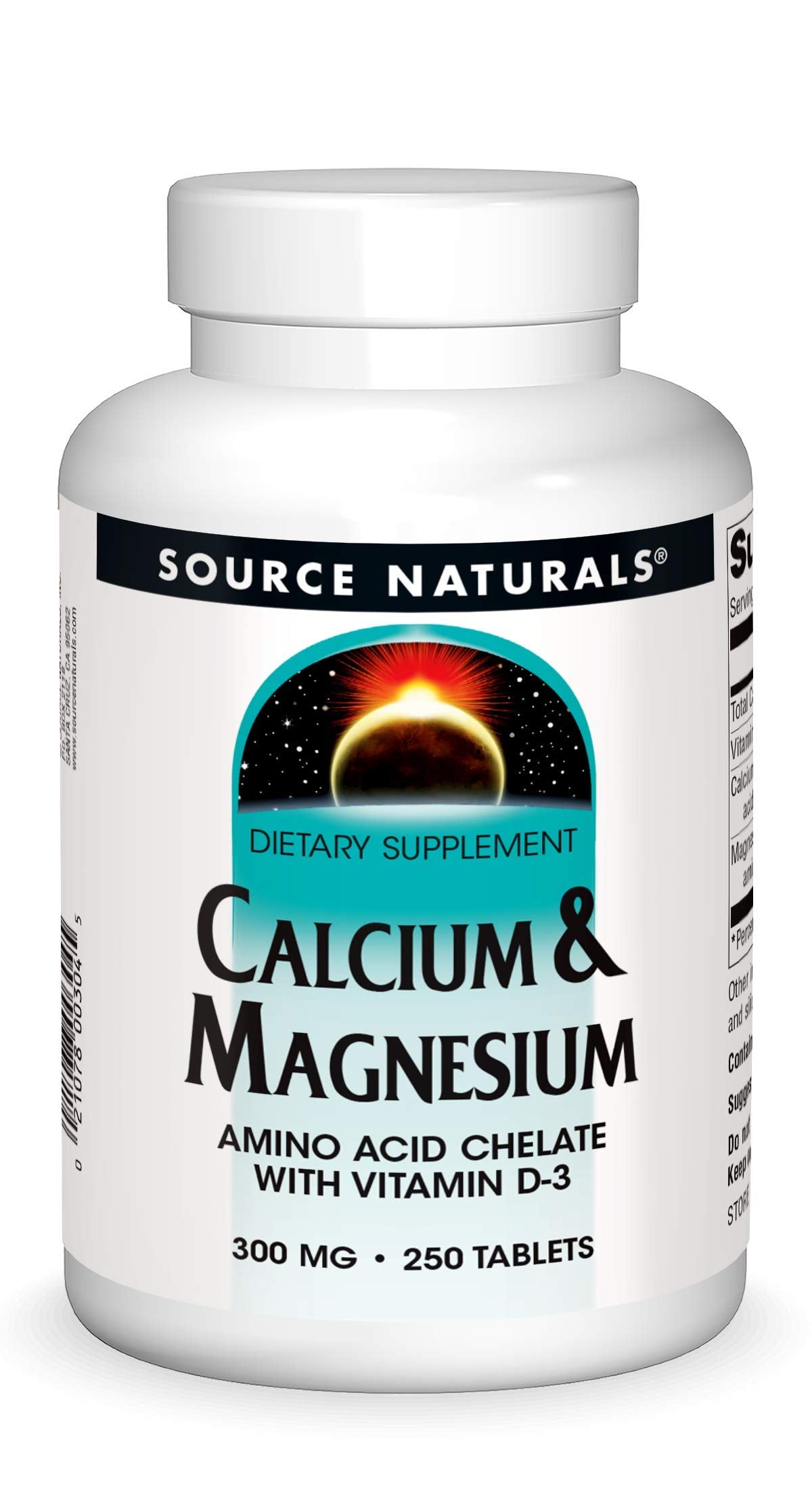 Calcium & Magnesium 300 MG 250 Tablets Y325711