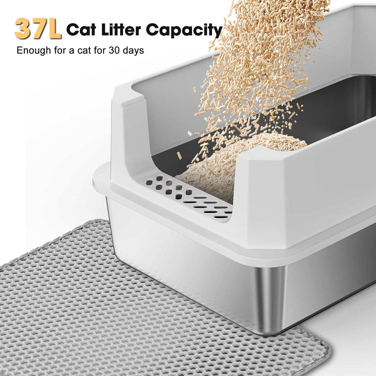 Stainless Steel Cat Litter Box G725118