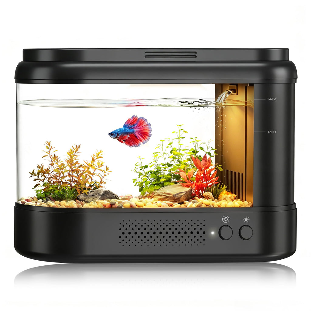 Black 1 Gallon Acrylic Aquarium Kit C7919