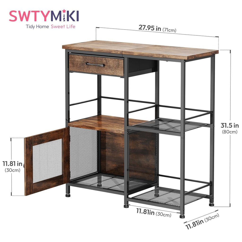 Coffee Bar Cabinet with Drawers L536791