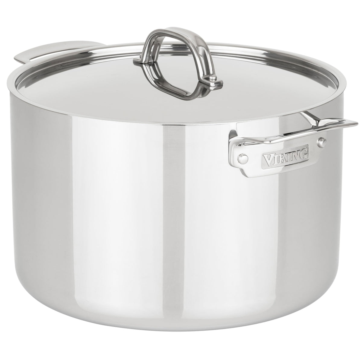 3-Ply Stainless Steel 12 Quart Stock Pot with Lid T720