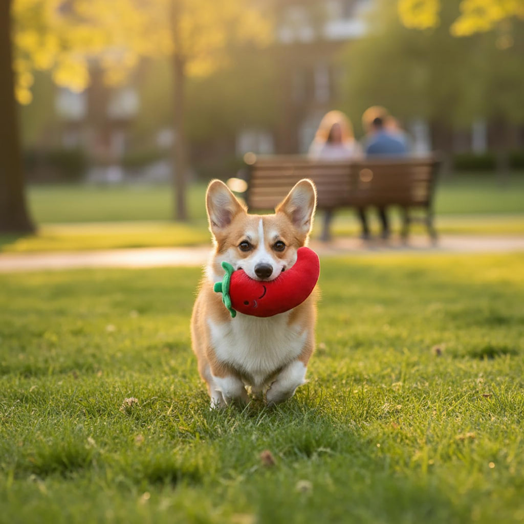 Red Chili Dog Plush Toys N487209