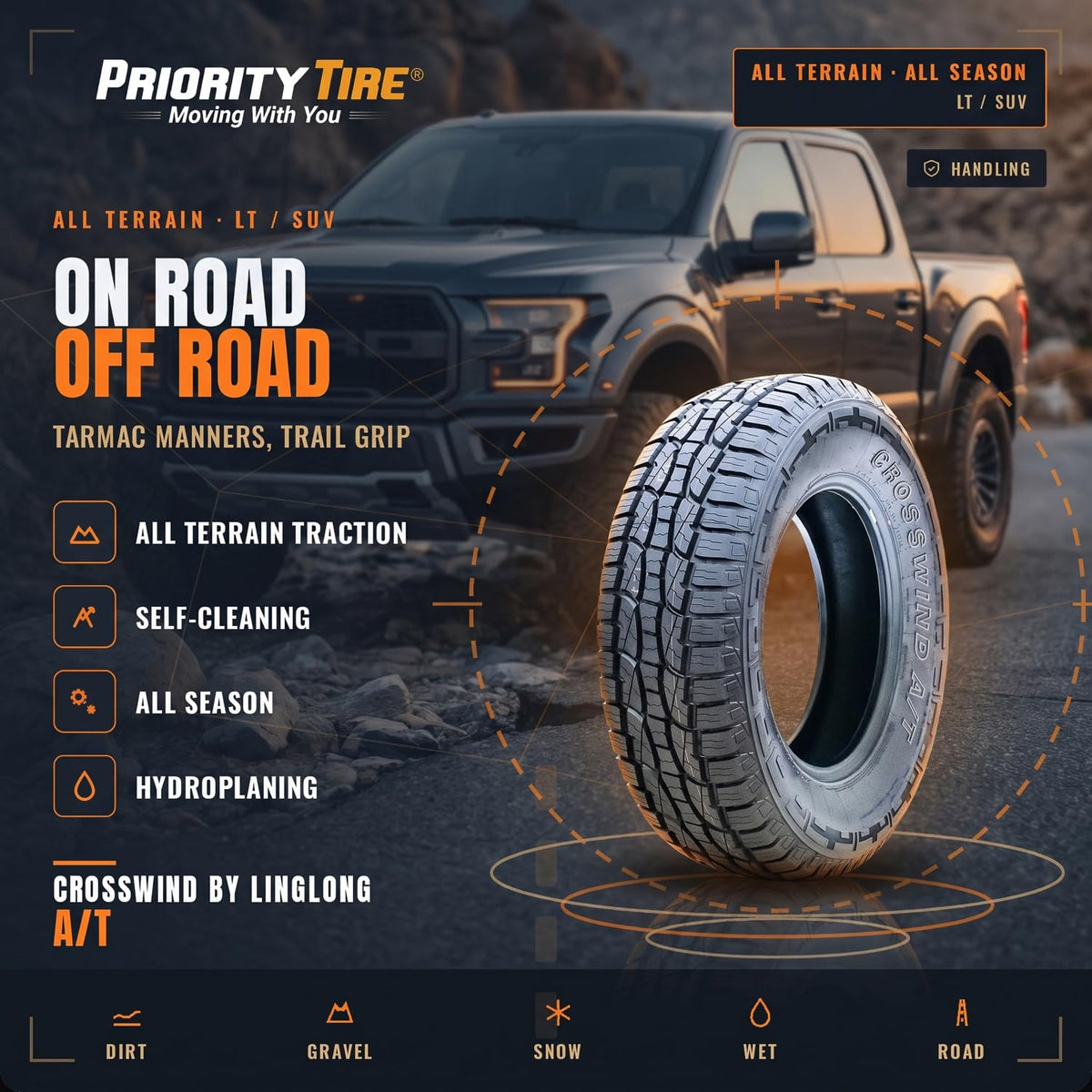 265/70R18 124S Tires V942