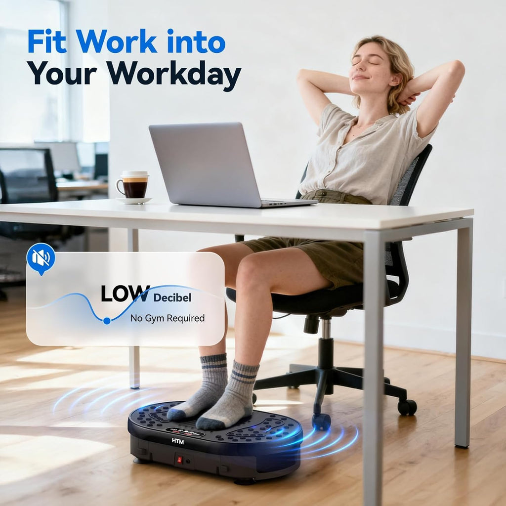 Vibration Plate Exercise Machine with Remote Control K6924