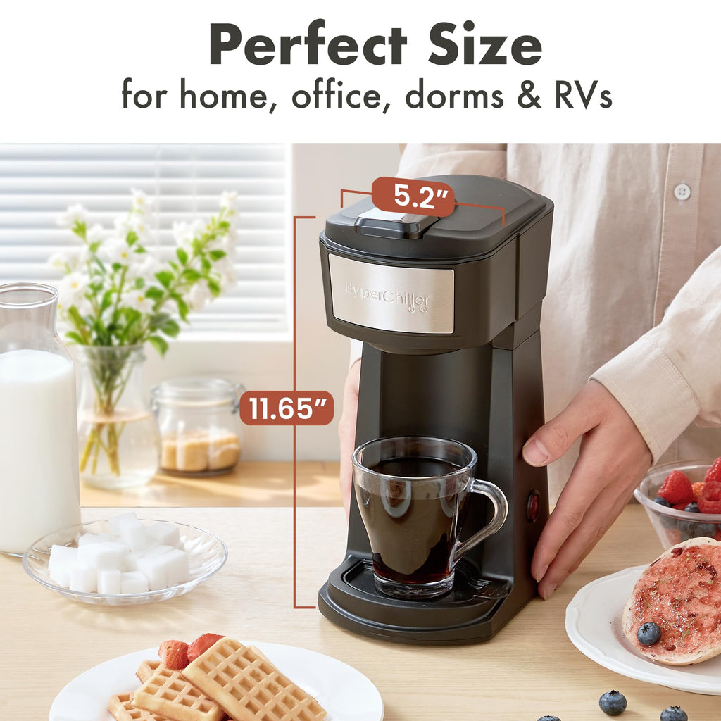 Black Iced Hot Coffee Maker I686