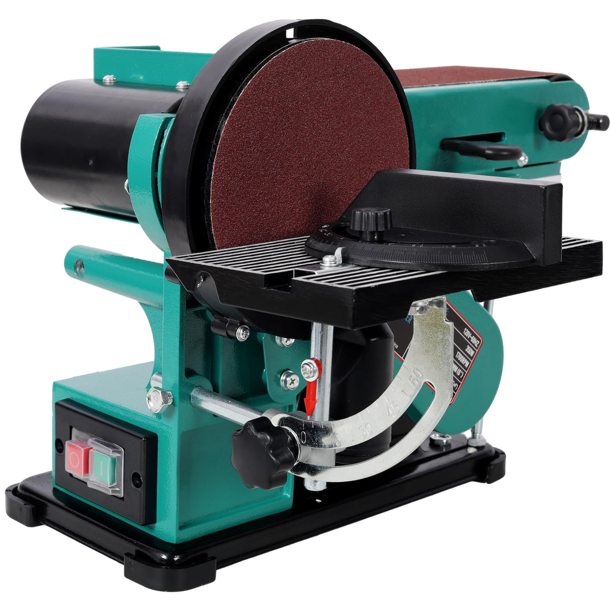 4" x 36" Belt Sander 6" Disc Polisher Grinder Q418