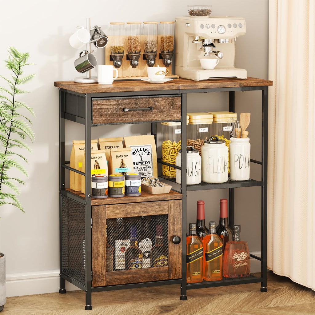 Coffee Bar Cabinet with Drawers L536791