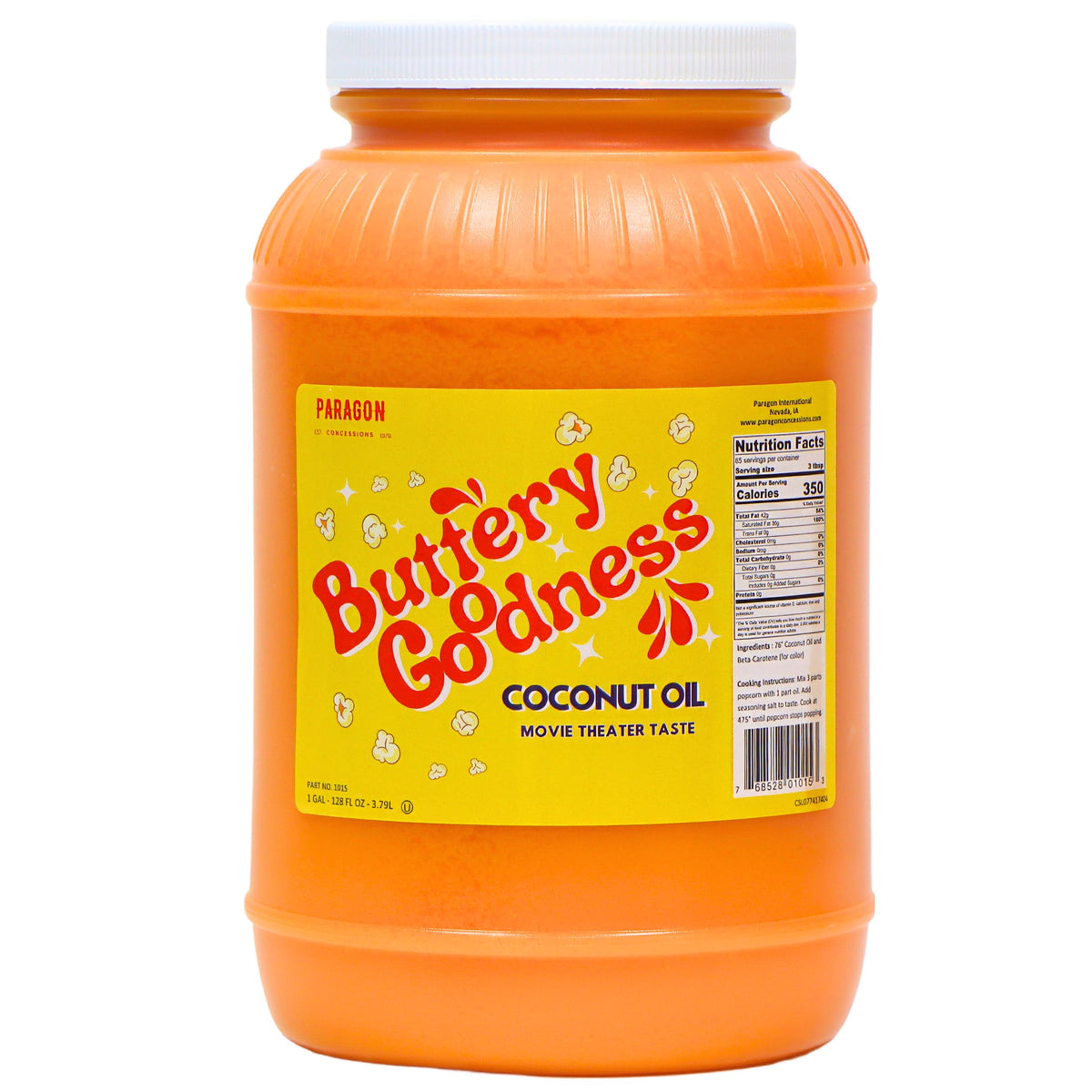 Coconut Popcorn Popping Oil Gallon P1049