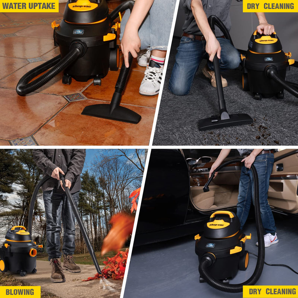 4 Gallon 5.5 Peak HP Wet/Dry Utility Vacuum with Cart Y787115
