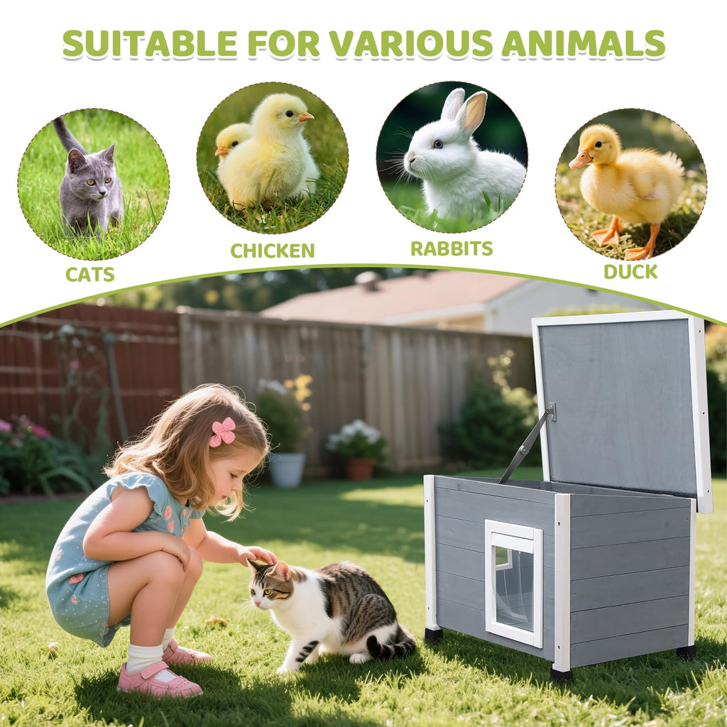 Wooden Pet House with Window B177