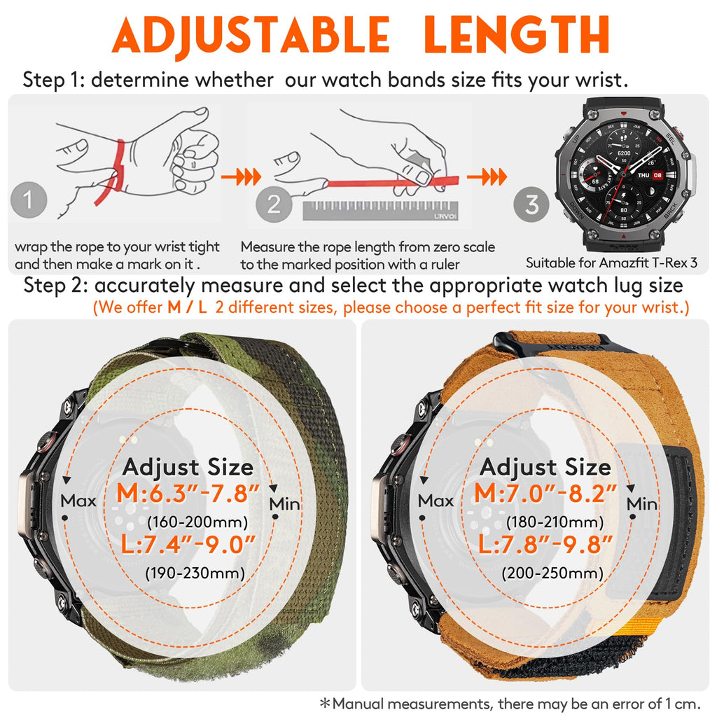 Camouflage Nylon Watch Bands Z9684